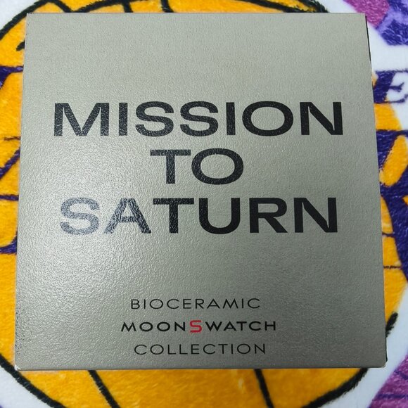 NWT Swatch X Omega Moonswatch Mission To The Saturn Watch - Picture 4 of 4